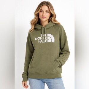 The North Face Half Dome Pullover Hoodie Green